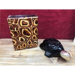 Avon Treasure Turtle Cologne in Box Full Collector Item Only RARE HTF VINTAGE